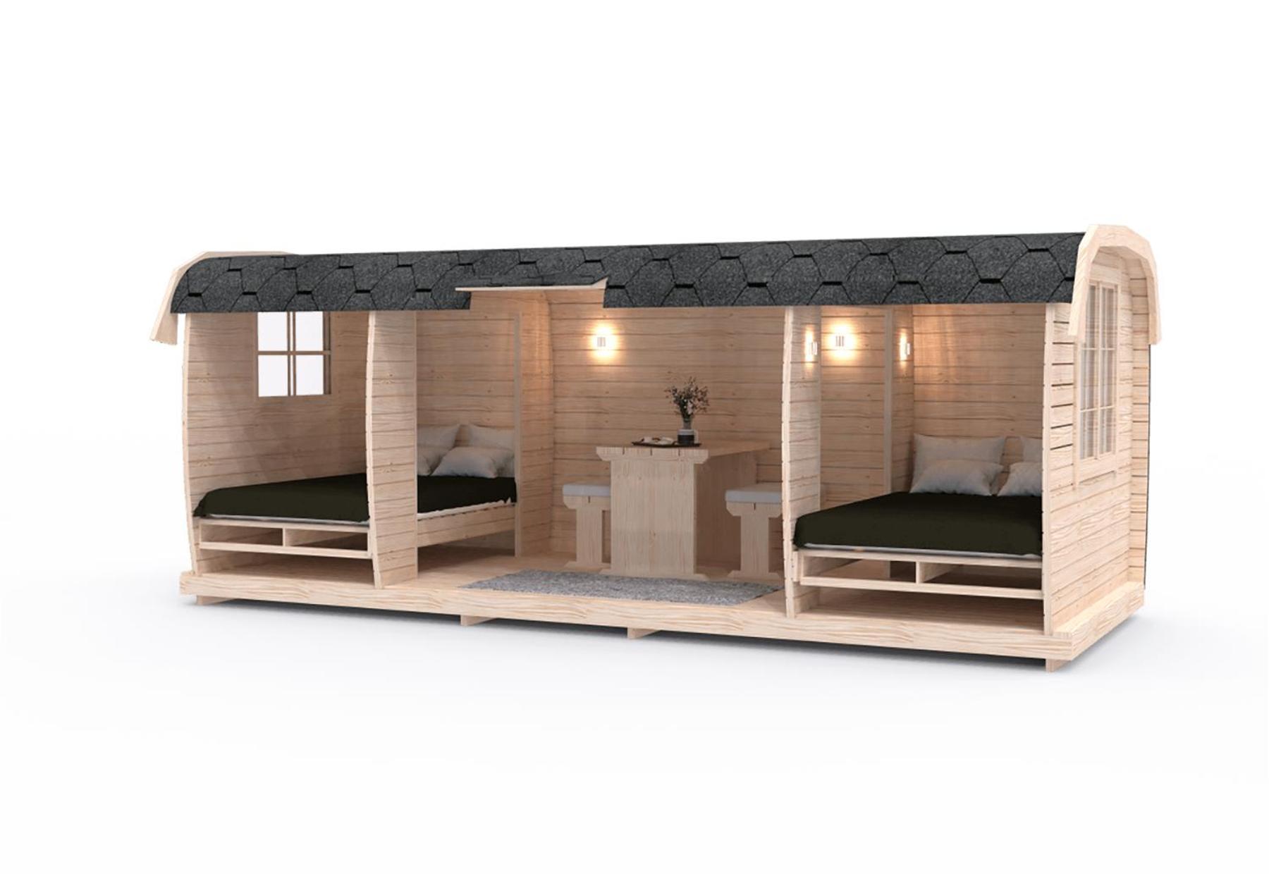 Naturcamping Lueneburger Heide - Chalets & Tiny Haeuser Soltau Eksteriør bilde